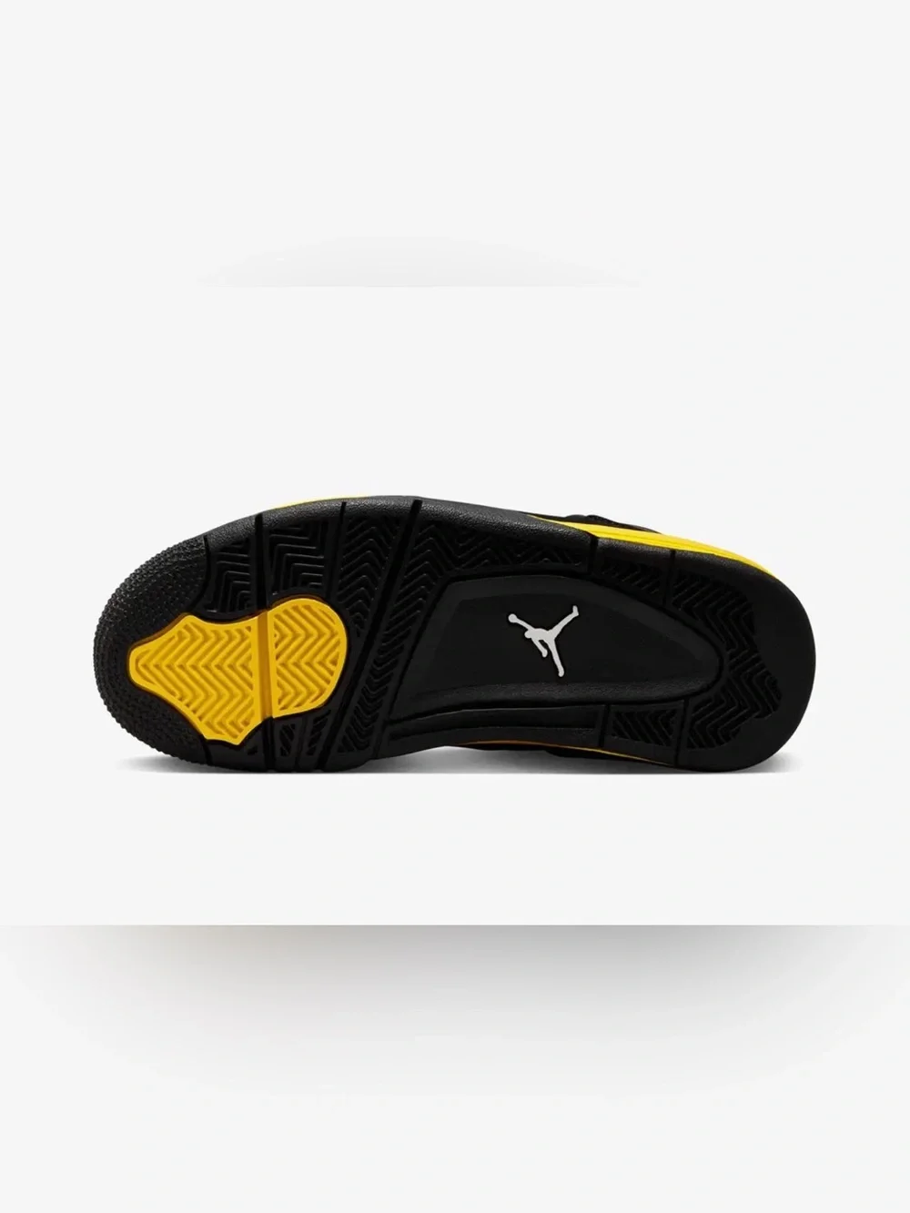 Jordan Men's Black and Yellow Sneakers